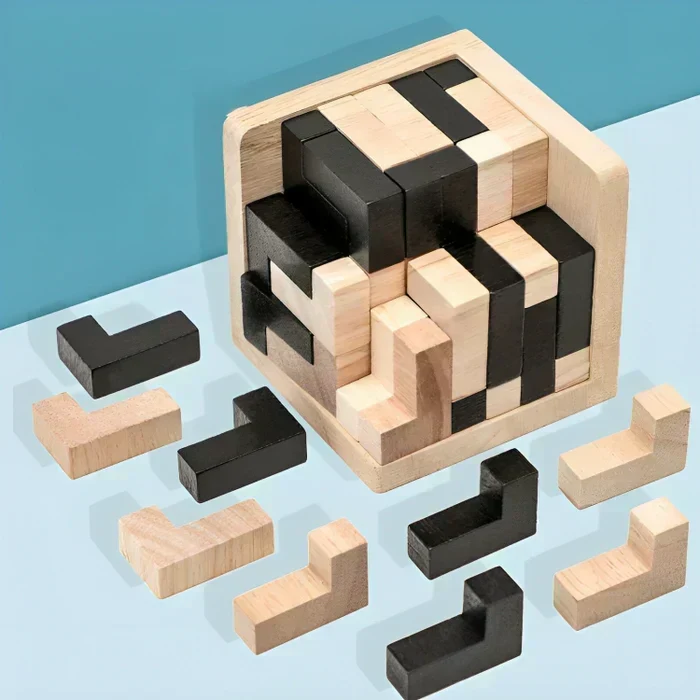 3D Træ Puslespil - Kreativ Udfordring