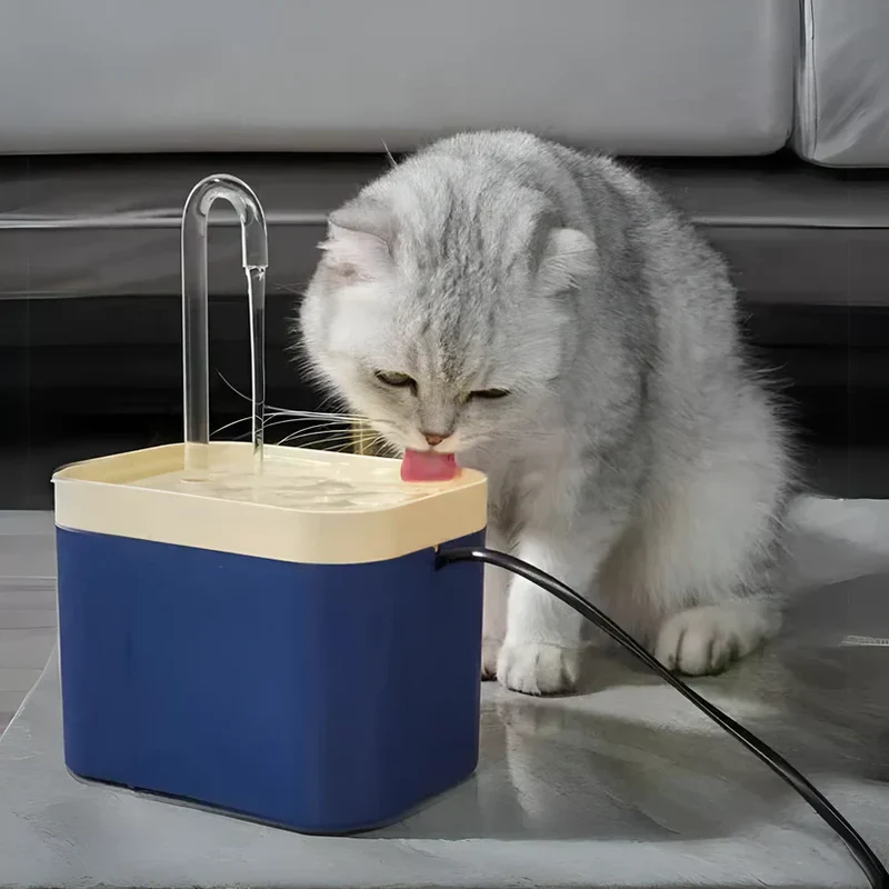 Stille automatisk vandfontæne til katte - PureFlow
