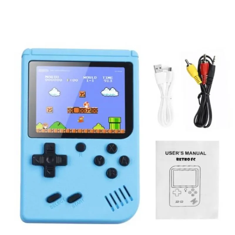 Retro Spilkonsol med 500 klassikere
