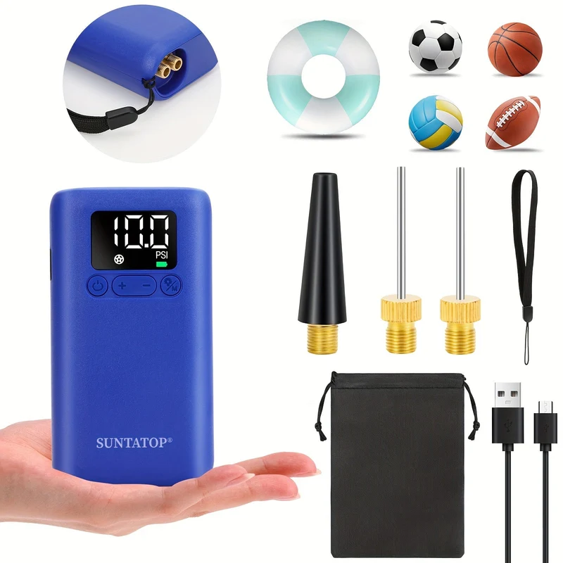 Effektiv Automatisk Pumpe til Sportbolde – 20 PSI