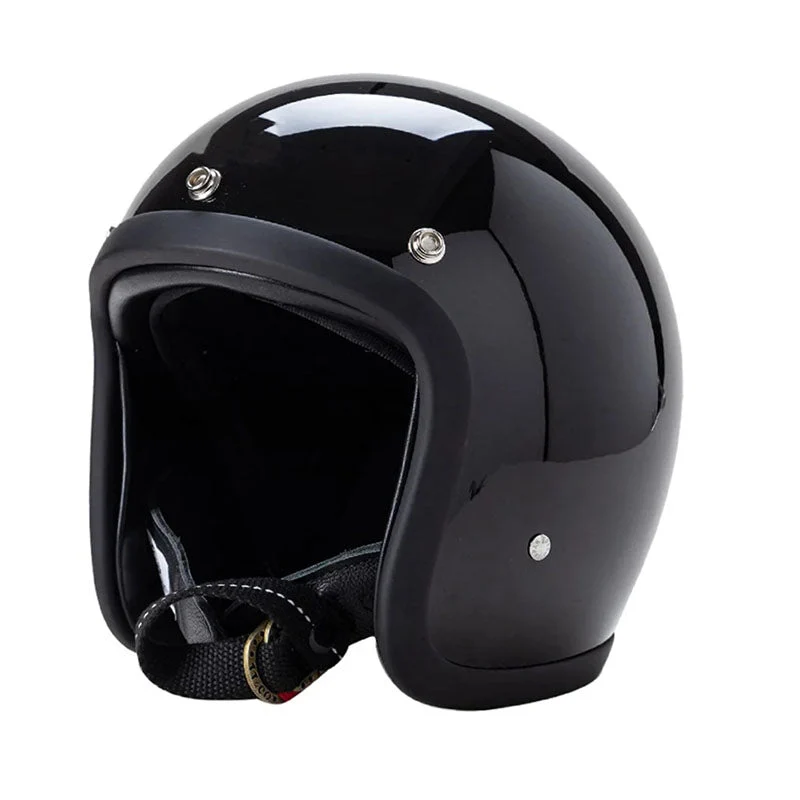Elegant Lavprofil Hjelm til Motorcykel med Sikkerhedsgodkendelser