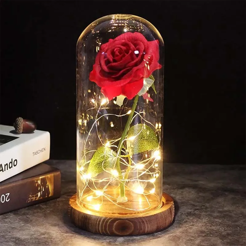 Eternelle Rose under Glaskuppel – Hjertevarme