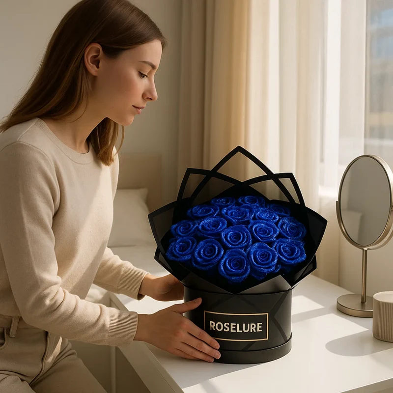 Eternal Blossom | Evig Skønhed i En Stilfuld Vase