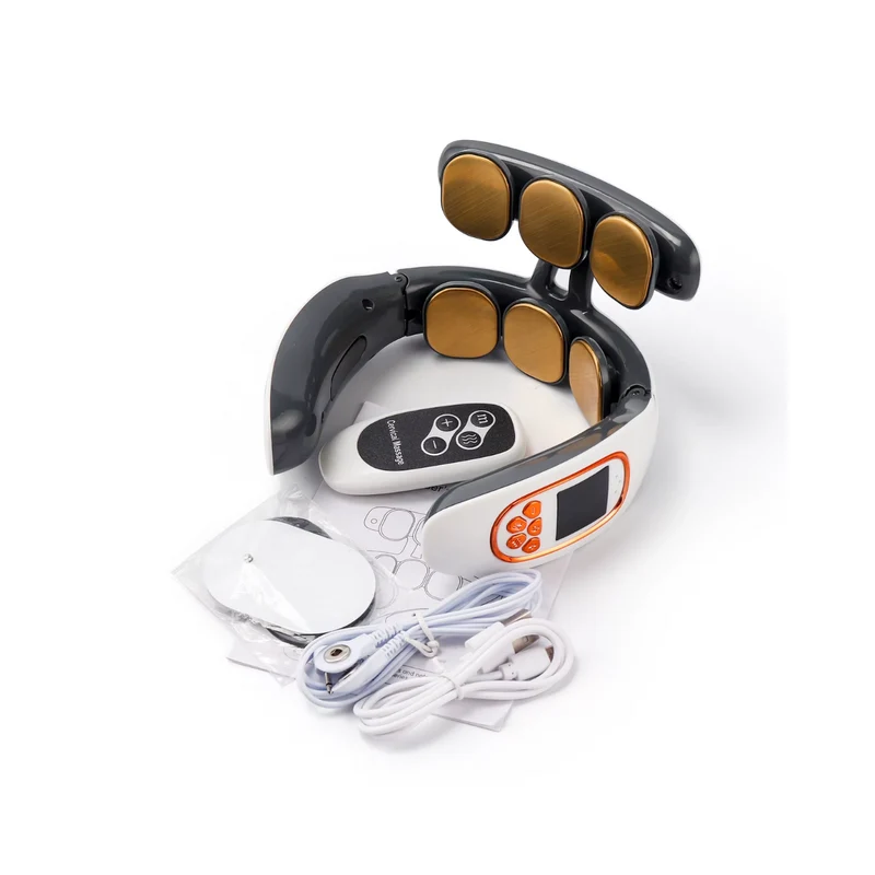 Intelligent Nakkemassager med 6 Elektroder for Øjeblikkelig Lindring