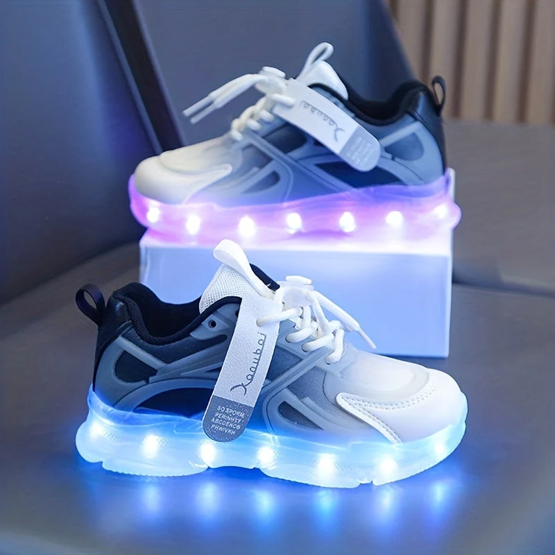Farverige LED Sneakers til Børn – Lysende og Sjove i Hverdagen