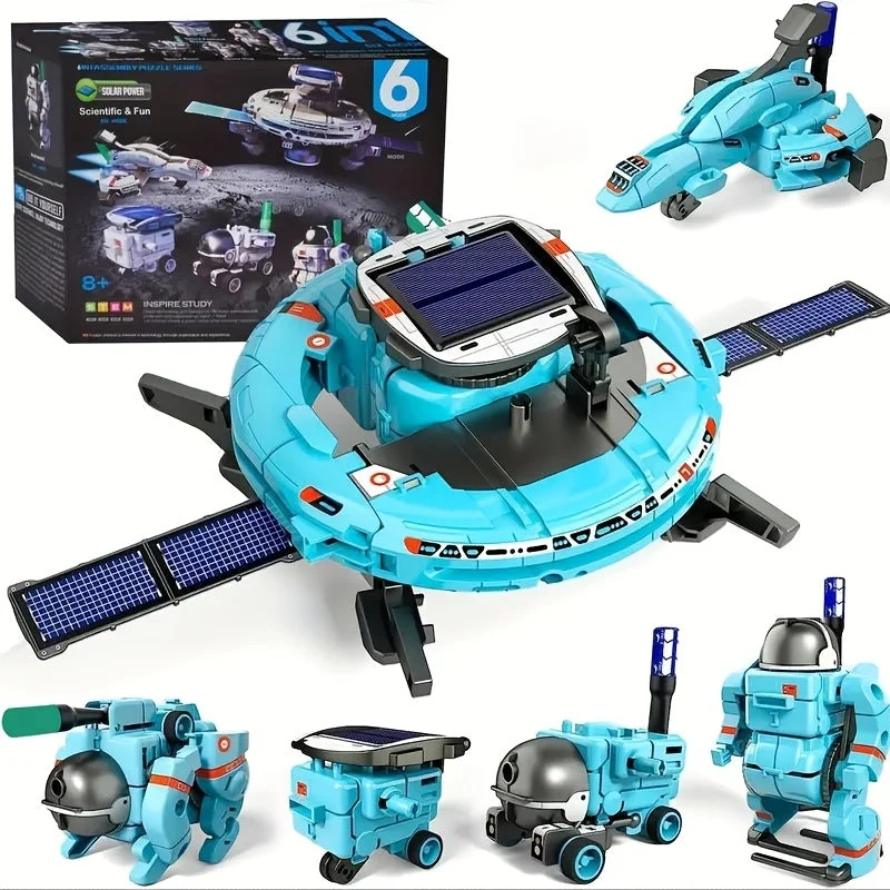 Solar Robot Byggeri 6-i-1 - Uddannelsesmæssig og Kreativ