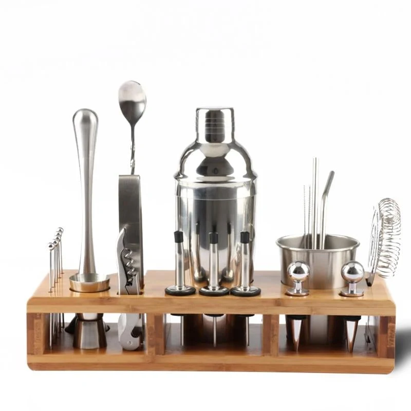 Eksklusivt Cocktail Shaker Sæt - Mixology Pro