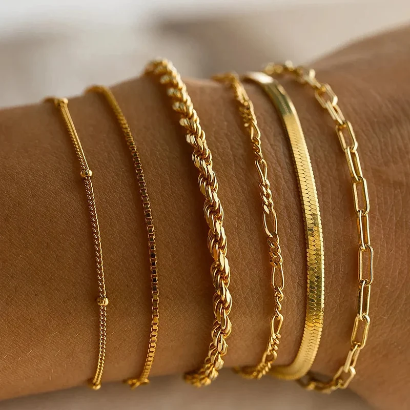 Elegant Armbåndssæt – Stjerne Glans