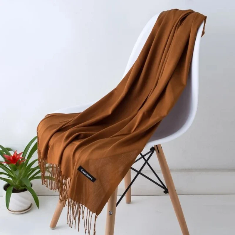 Elegant og Luksuriøs Cashmere Halstørklæde til Efterår og Vinter