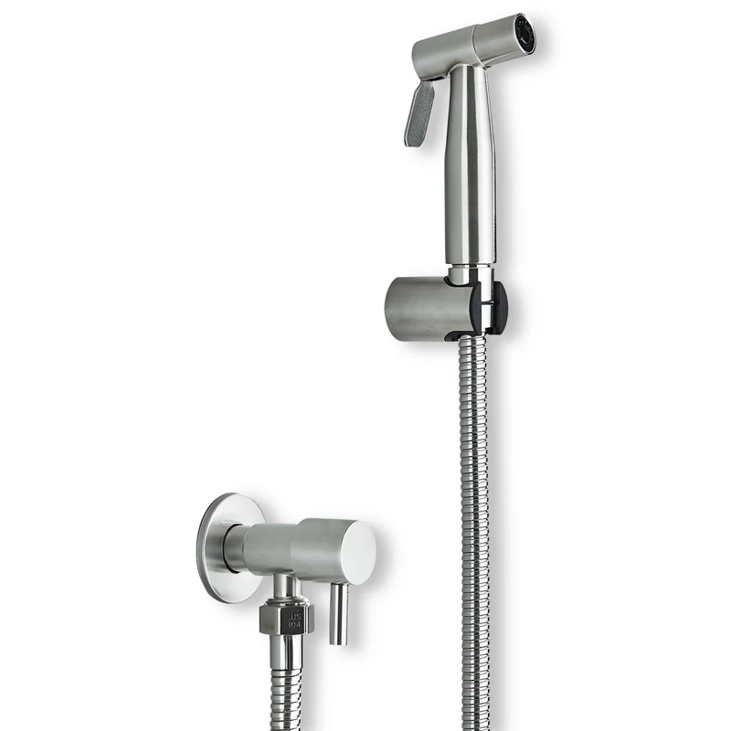 FreshSpritz - Vægmonteret bruserhoved i rustfrit stål til bidet