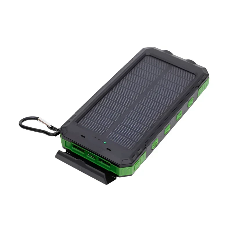 Solenergi Powerbank med Indbygget Lommelygte – EcoPower Lite