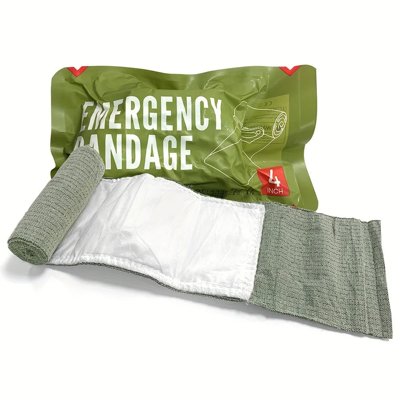 Fleksibel Førstehjælpsbandage med Steril Wound Pad – Til Indendørs og Udendørs Brug