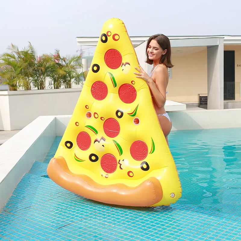 Stor Pizzaformet Poolmadras – Slap Af og Nyd med Stil