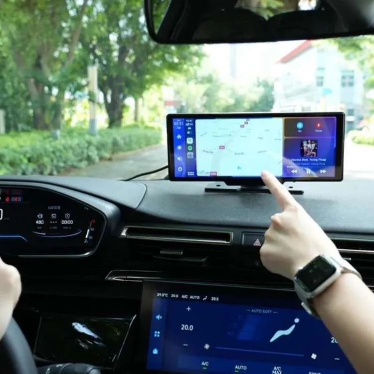 SmartSkærm 10.25” - Trådløs CarPlay & Android Auto