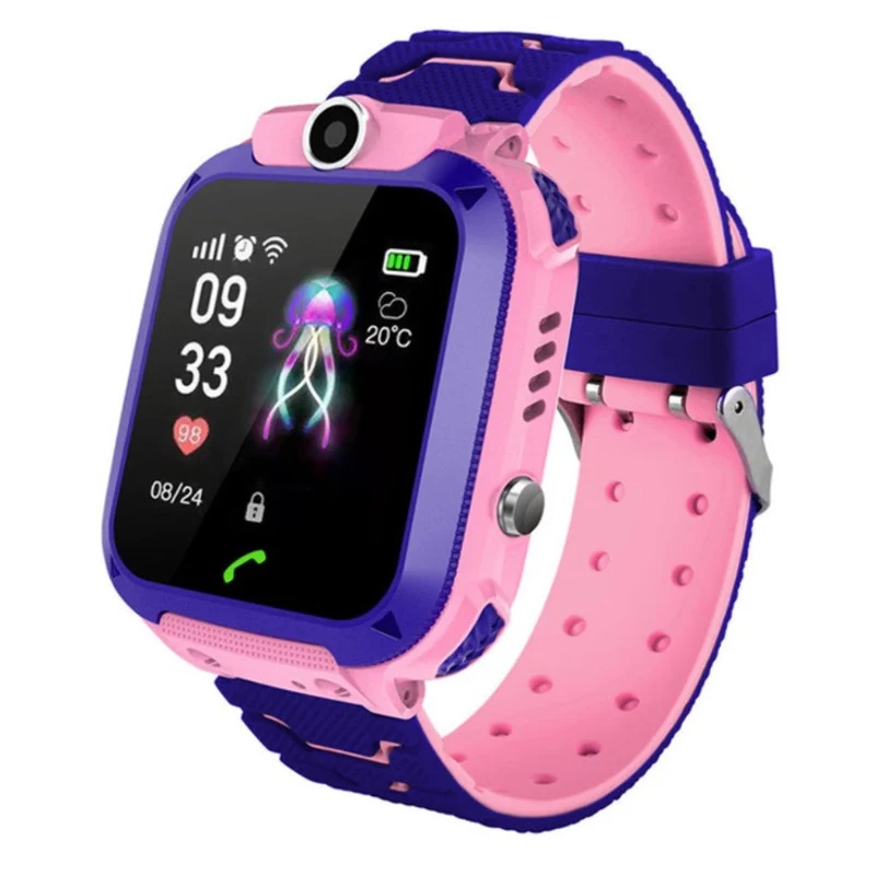 Børnesmartwatch med GPS, Kamera og Nødknap for Sikkerhed
