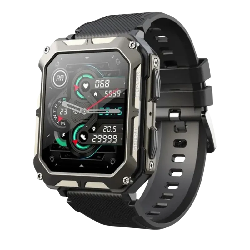 Robust Smartwatch med Pulsmonitor og Skridttæller