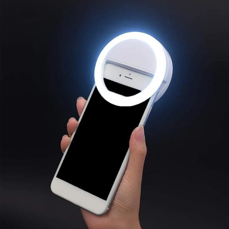 Bærbar Ringlys til Selfies - GlowSnap