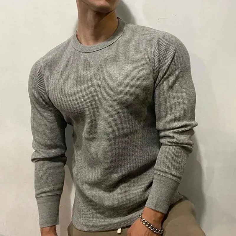 Stram Efterårs Sweater til Mænd – Edition med Efterårsblade