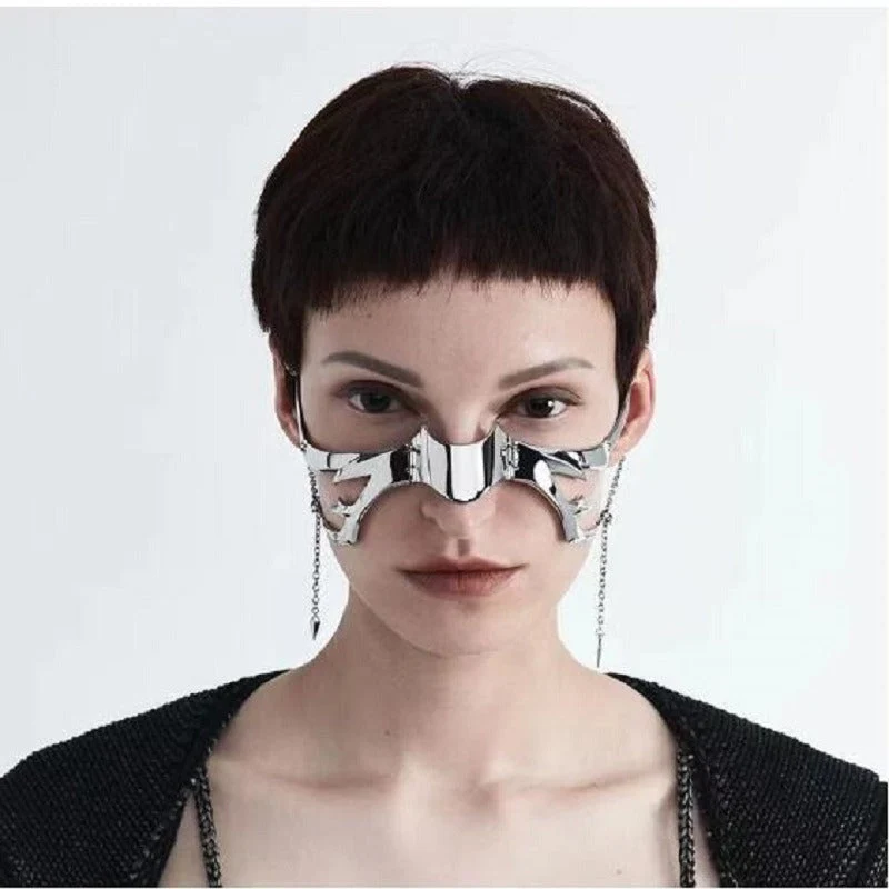 Gothisk Maske til Mænd og Kvinder – Mode Mørk Maske