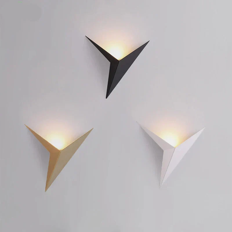 Geometrisk LED Væglampe til Moderne Nattelamper