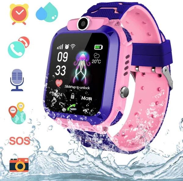 Børne-GPS Smartwatch med SOS og To-Vejs Kommunikation