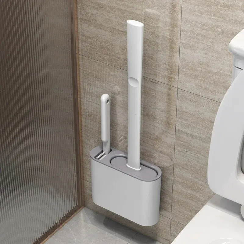Effektiv Toiletbørste med 2-i-1 Funktionalitet