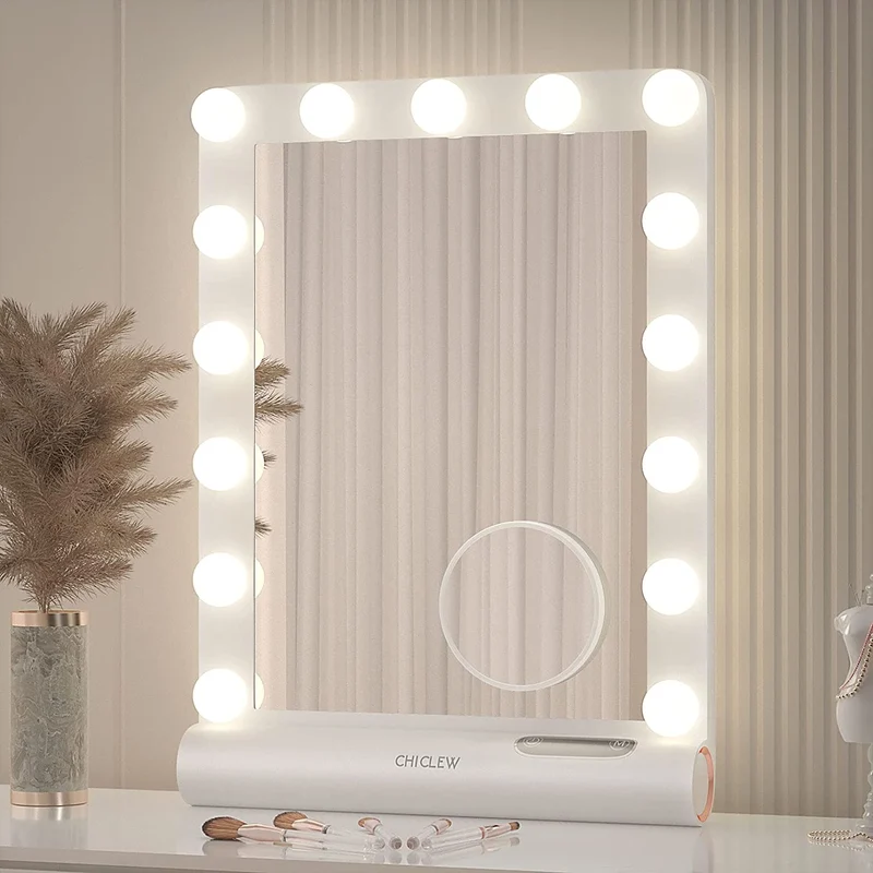 Lysende Makeup Spejl - LuminaGlow