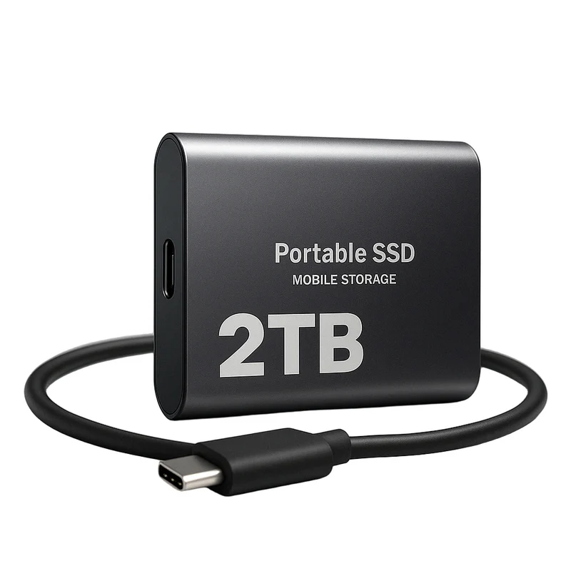 Ekstern USB-C SSD med Lynhurtig Lagring 1050MB/s