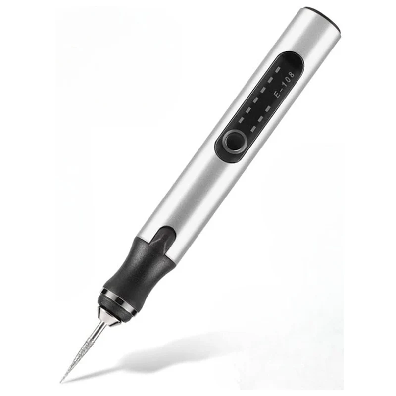 Genopladelig USB Diktatoptager | Stille og Præcis | Metal, Justerbar Hastighed