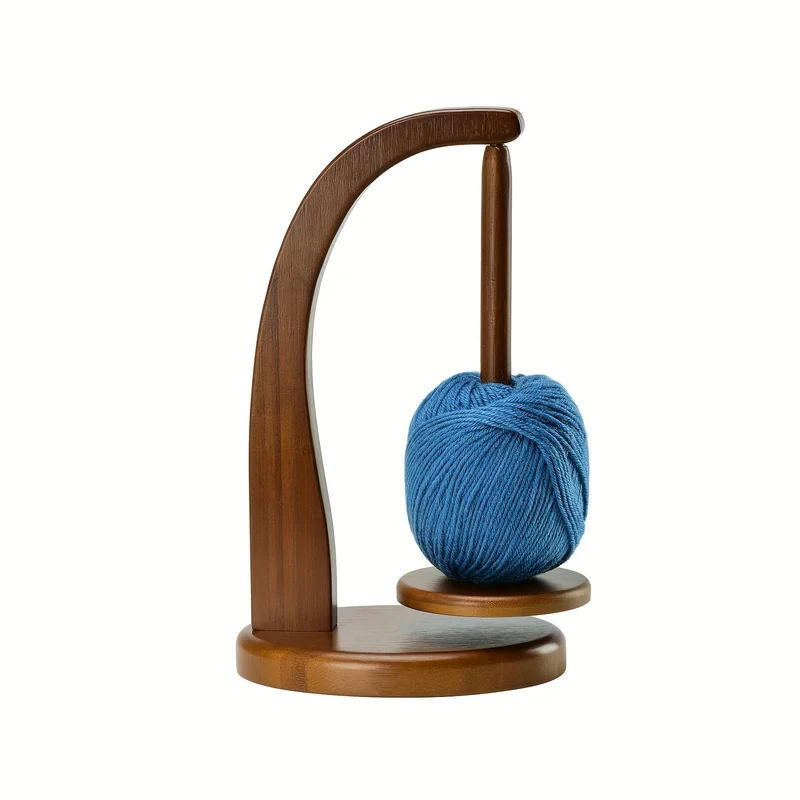 Elegant Spoleholder i Bambus – Perfekt til Håndarbejde
