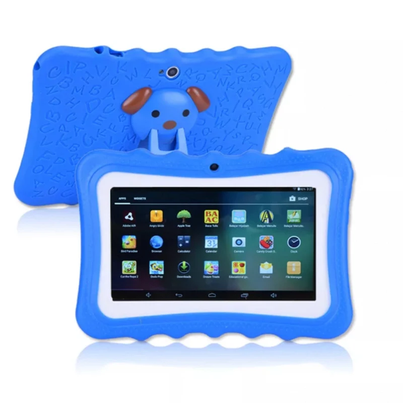 Børnevenlig 7-tommer Tablet med Stødabsorberende Design og Forældreindstillinger