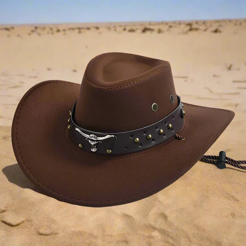 Klassisk Cowboyhat i Økologisk Læder