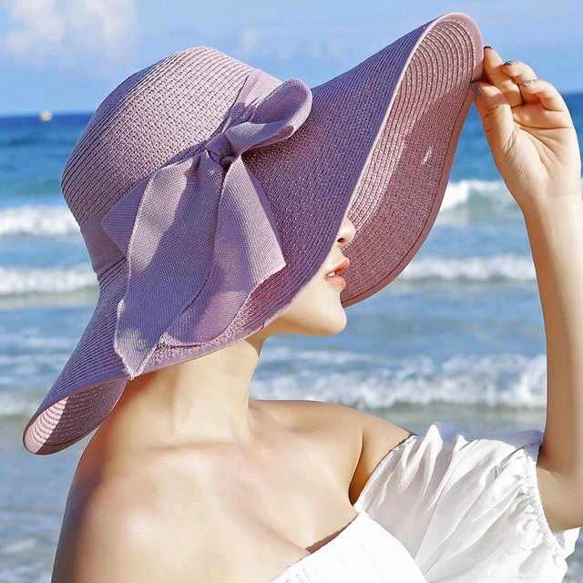 Elegant solhat til kvinder med UV-beskyttelse – SolGlam