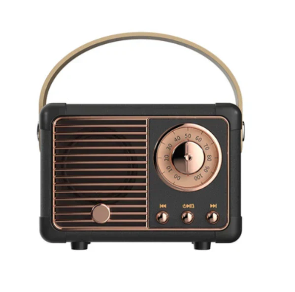 RetroSound Bluetooth Højttaler | Elegant og kraftfuld lyd i kompakt design