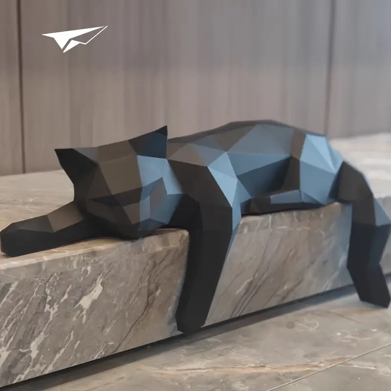Stilfuld Kat Statue til Dit Hjem