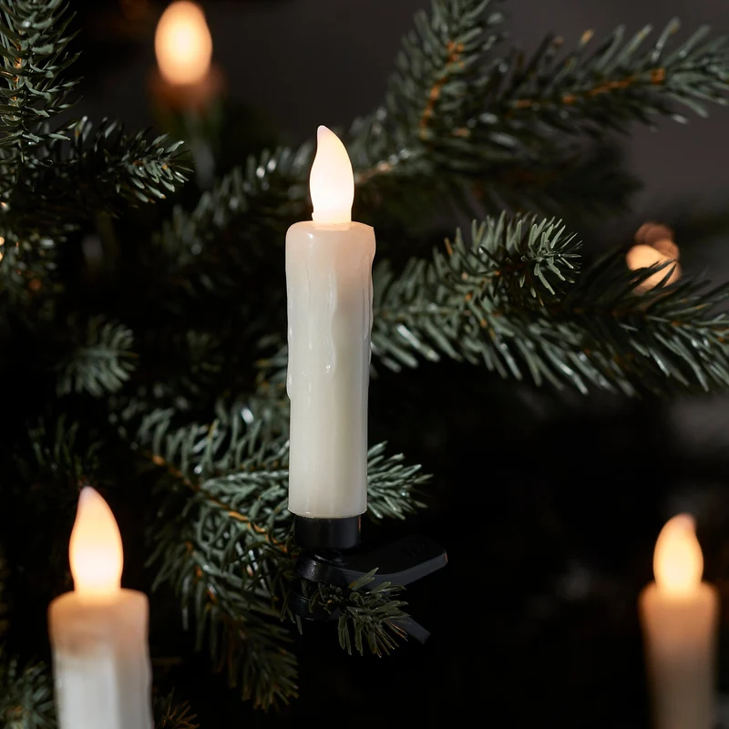 Sikre LED-julelys uden ledninger - 20 stk.