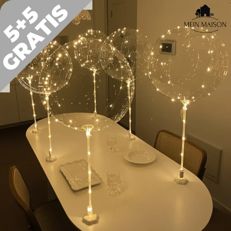 10+10 GRATIS | GlowSphere – Skab en uforglemmelig atmosfære med LED-balloner