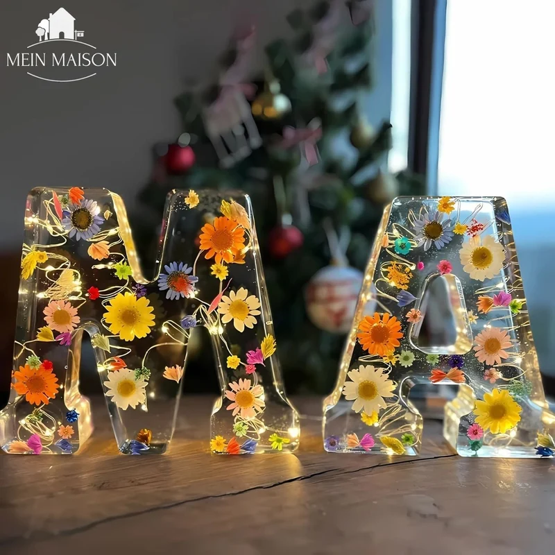 50% RABAT | BlomsterGlans - Elegant resin dekor