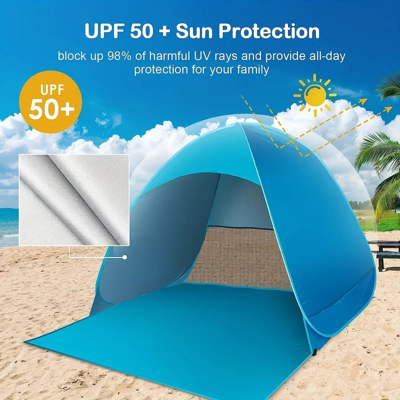 Strandskygge SkyGuard – Komfort og Beskyttelse til Solrige Dage