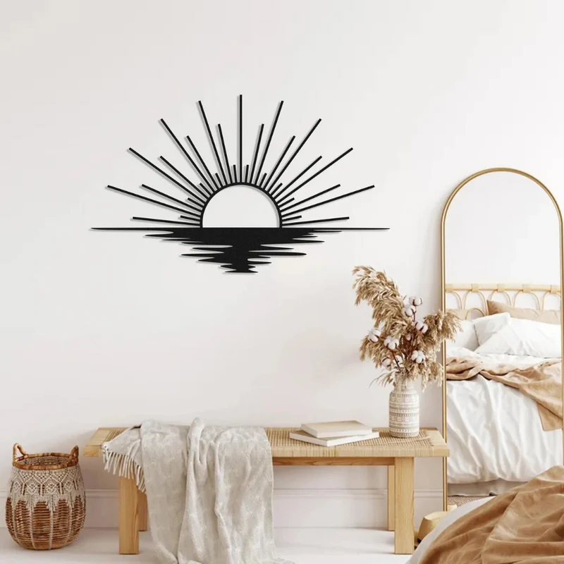 Alba en Metal – Arte Moderno de Pared con Potencia Visual