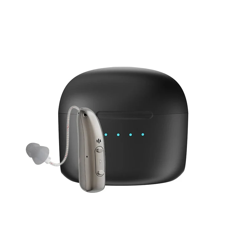 Genopladelige Bluetooth-høreapparater med støjreduktion | Klart lyd og komfort