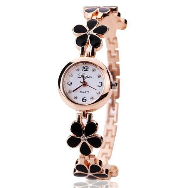 Eksklusiv Blomsterbånd Ur til Damer - Elegant Gave