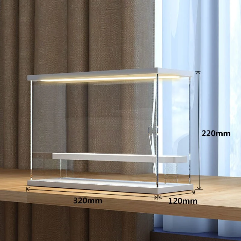 Akryl lys display kasse – Enkel design