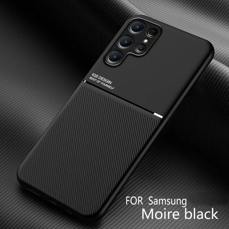 Enfarvet Twill Stødabsorberende Cover til Samsung