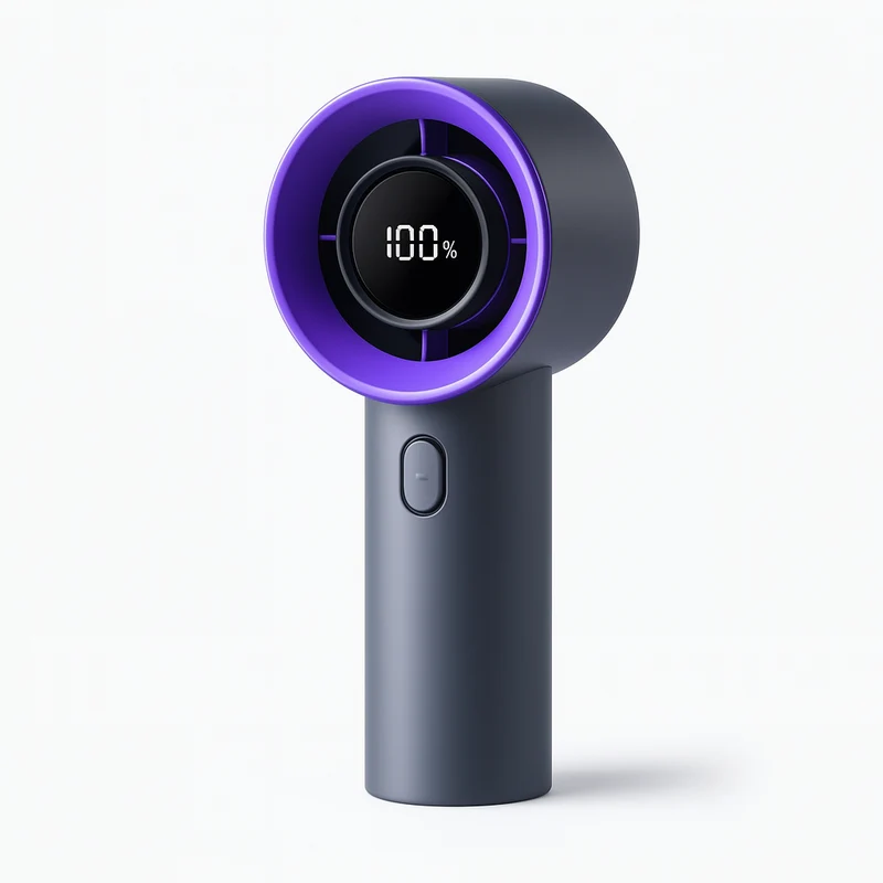 Bærbar Mini Ventilator med USB Opladning