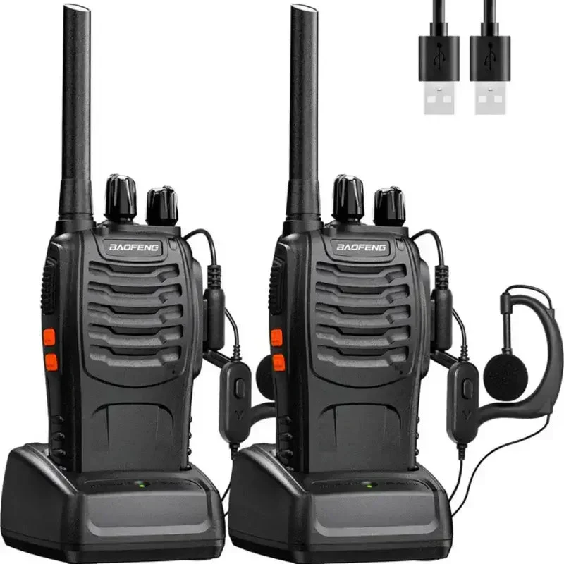 Genopladeligt Walkie Talkie med USB-forbindelse