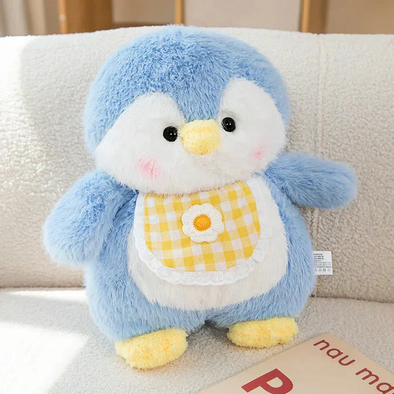 Bløde Pinguin-Plushdyr med Læderforklæde – Sæt af 3