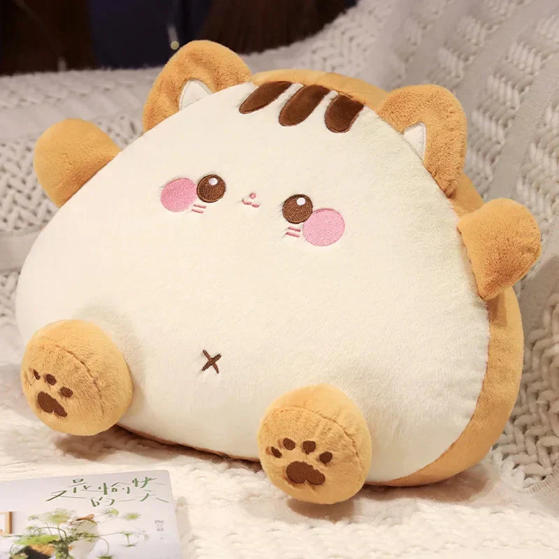 Fuzzy Toastie Brød Kat Plush Legetøj