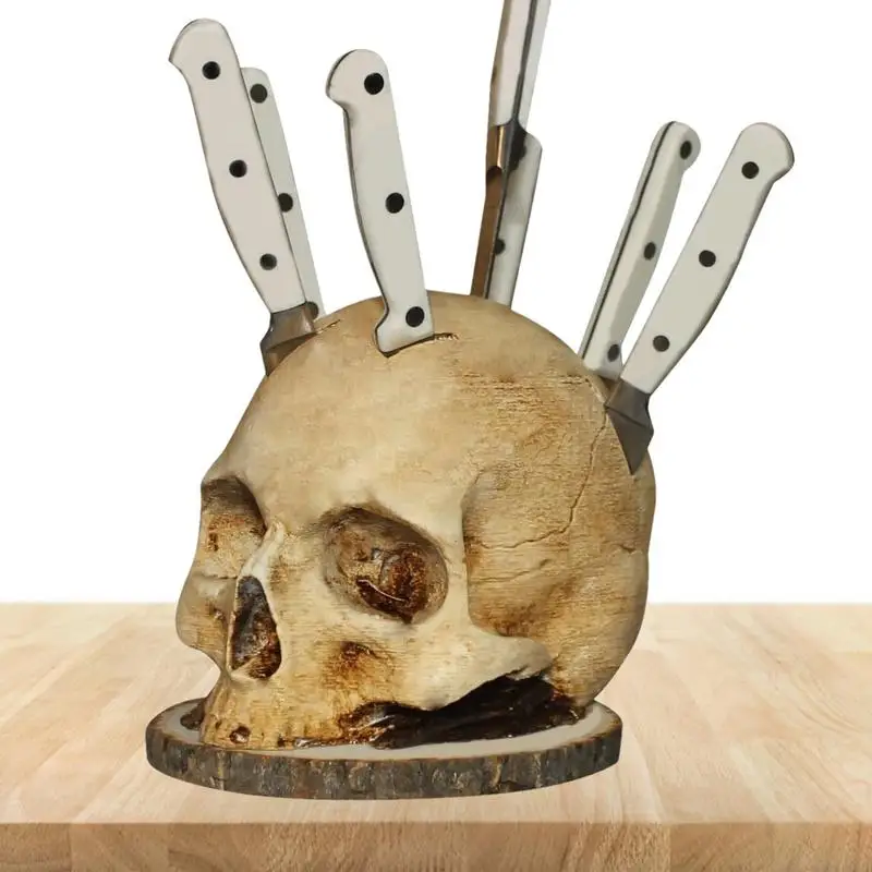 Gothic Skull Knivholder og Organizer