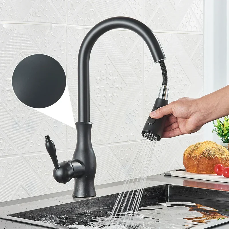 GlamFaucet Kran til Køkken - Gylden Kvalitetsmixarmatur